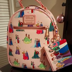 Loungefly backpack and coin purse
